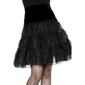 NWT Killstar Let's Fang Out Ruffle Tulle Petticoat Skirt M Goth Alt